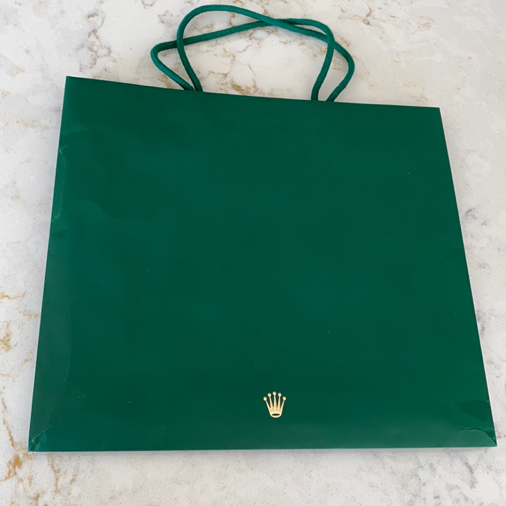 Rolex Empty Shopping Bag